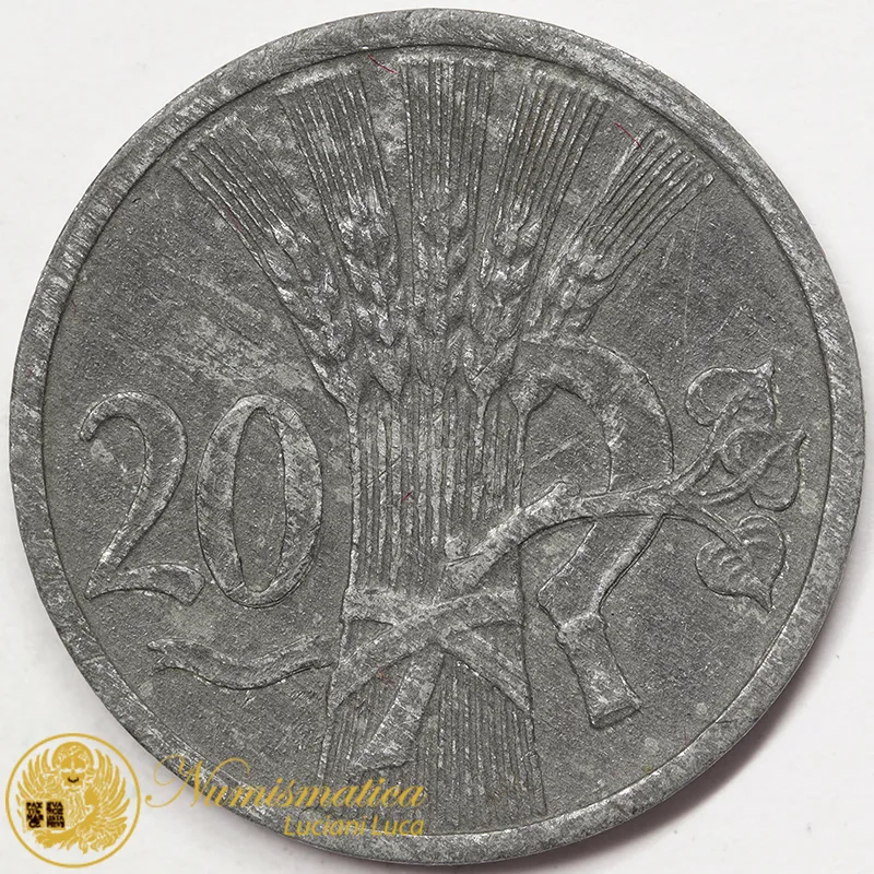 BOEMIA E MORAVIA 20 Haleru 1944 #6873