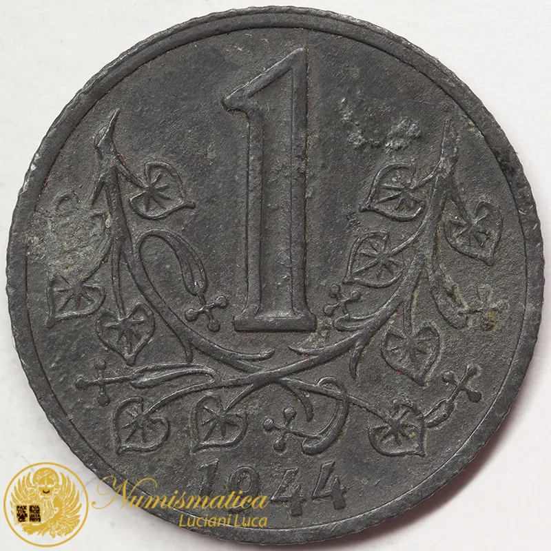 BOEMIA E MORAVIA 1 Koruna 1941 #5783