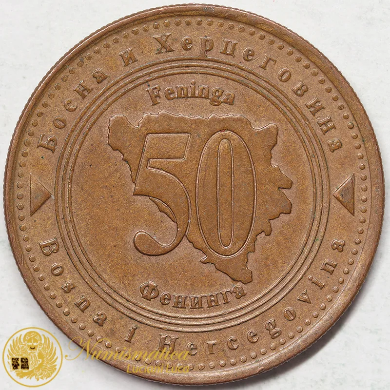 Bosnia e Herzegovina 50 Feninga 1998 #5970