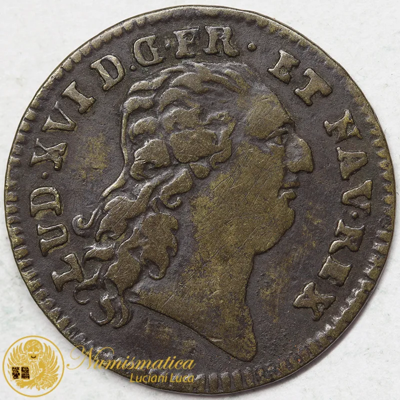 NUREMBERG Gettone di Cassa Rechenpfennig n.d. (1783-89) Louis XVI STATI TEDESCHI #6889