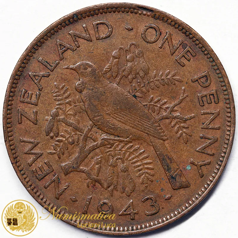 NUOVA ZELANDA 1 Penny 1943 #750