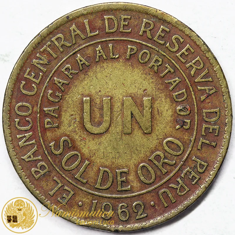 PERU’ 1 SOLES DE ORO 1962 #772