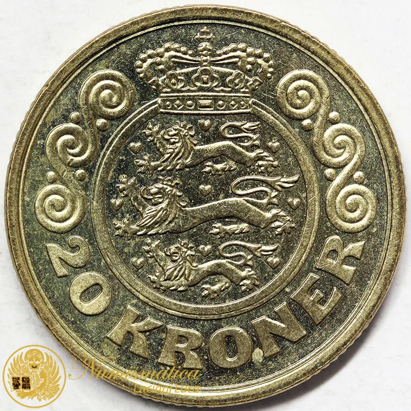 DANIMARCA 20 KRONER 1990 #788