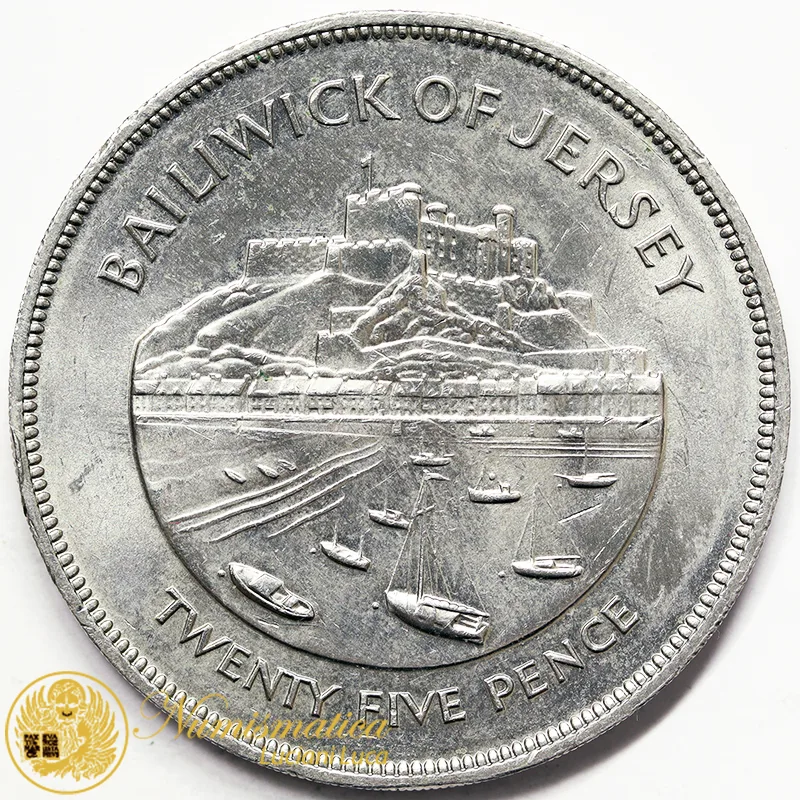 JERSEY 25 Pence 1977 (KM#44) nichel #220