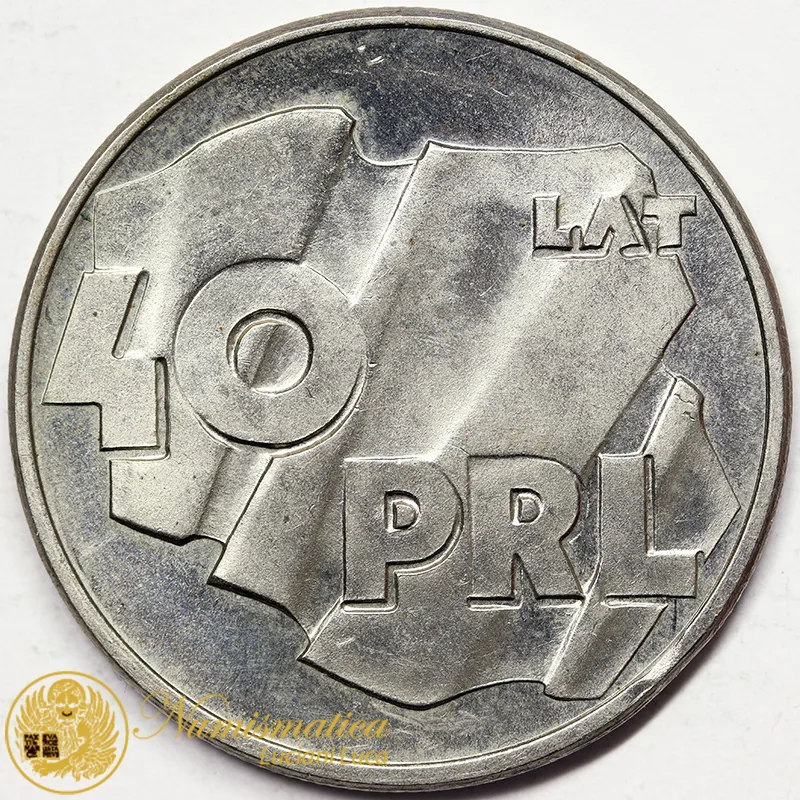 POLONIA 100 ZLOTY 1984 40th Anniversary of Republic Nichel #5373