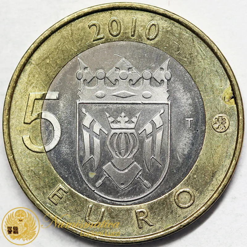 FINLANDIA 5 Euro 2010 #918