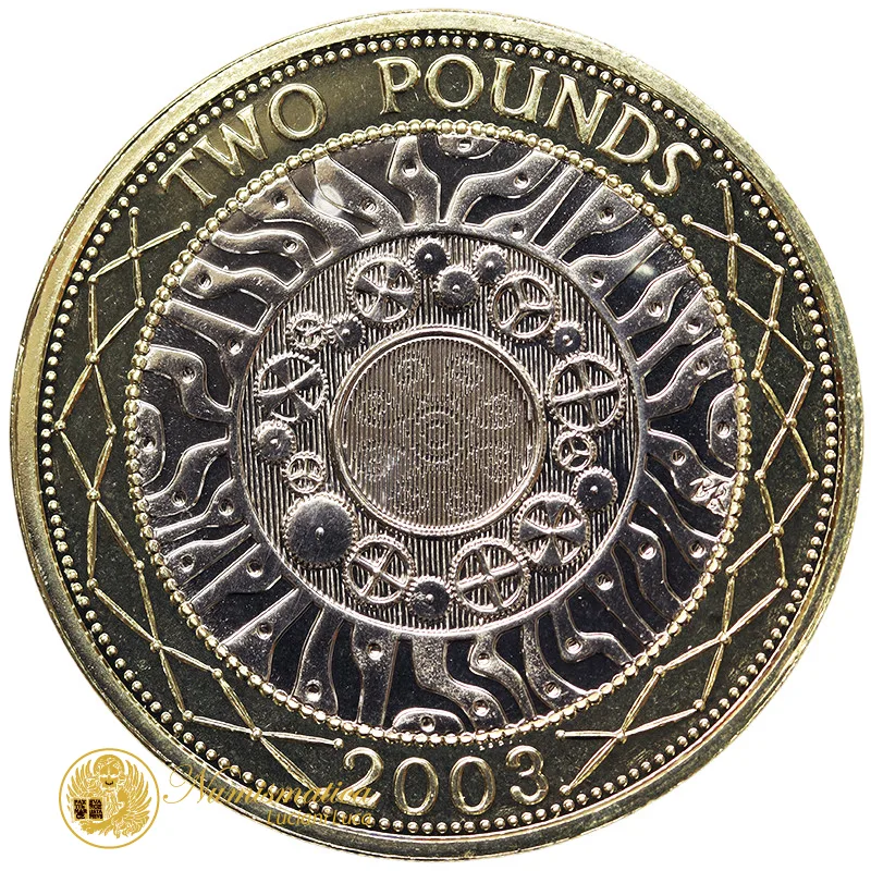 GRAN BRETAGNA 2 Pounds 2003 Tecnologia FDC BU #1252