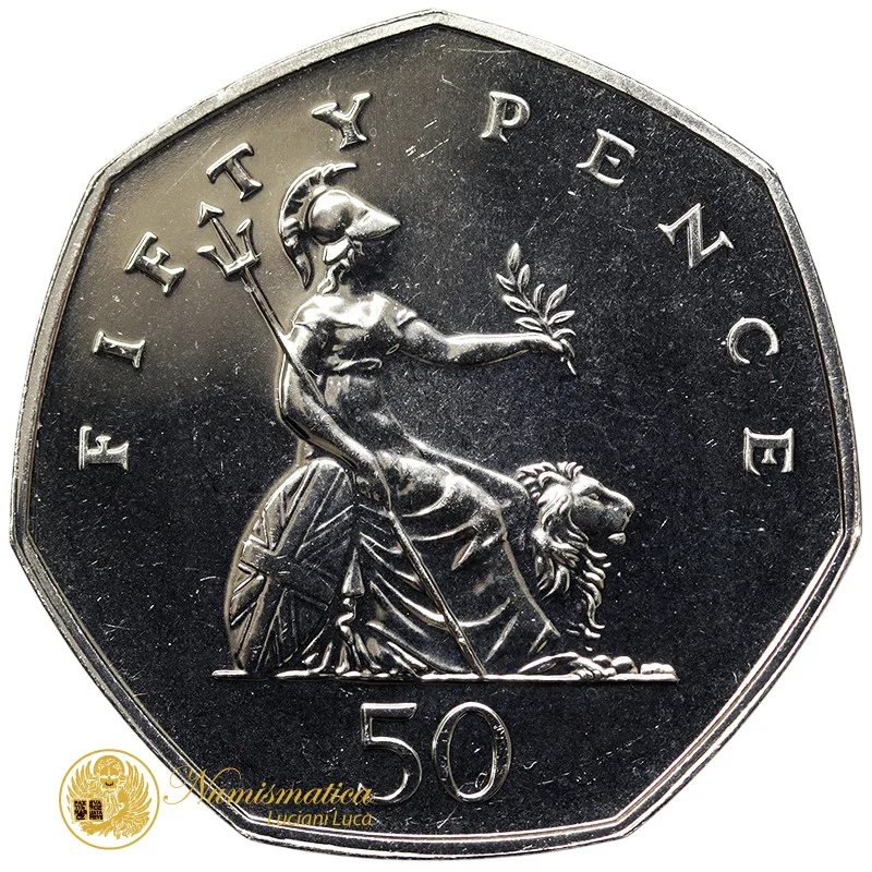 GRAN BRETAGNA 50 Pence 2004 FDC BU #4319