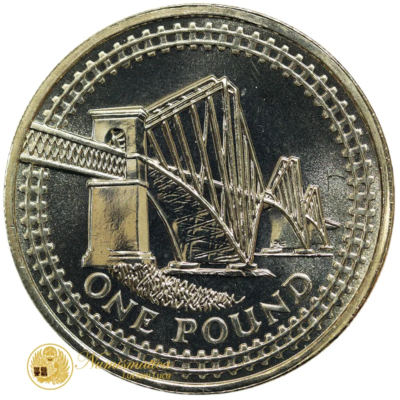 GRAN BRETAGNA 1 Pound 2004 Forth Bridge FDC BU #6410
