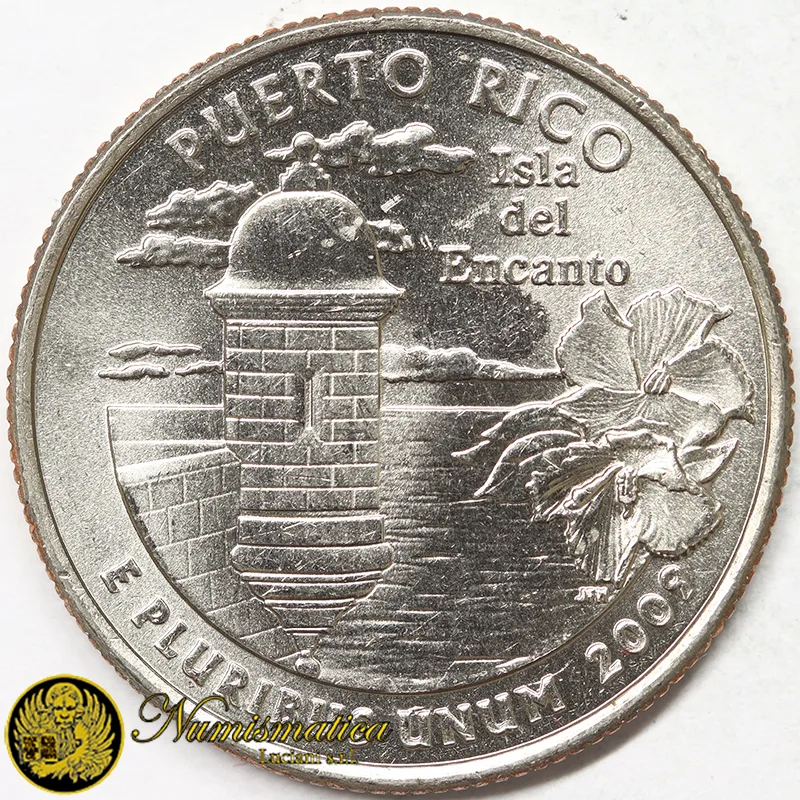 STATI UNITI 1/4 Dollaro 2009 D PORTO RICO §705
