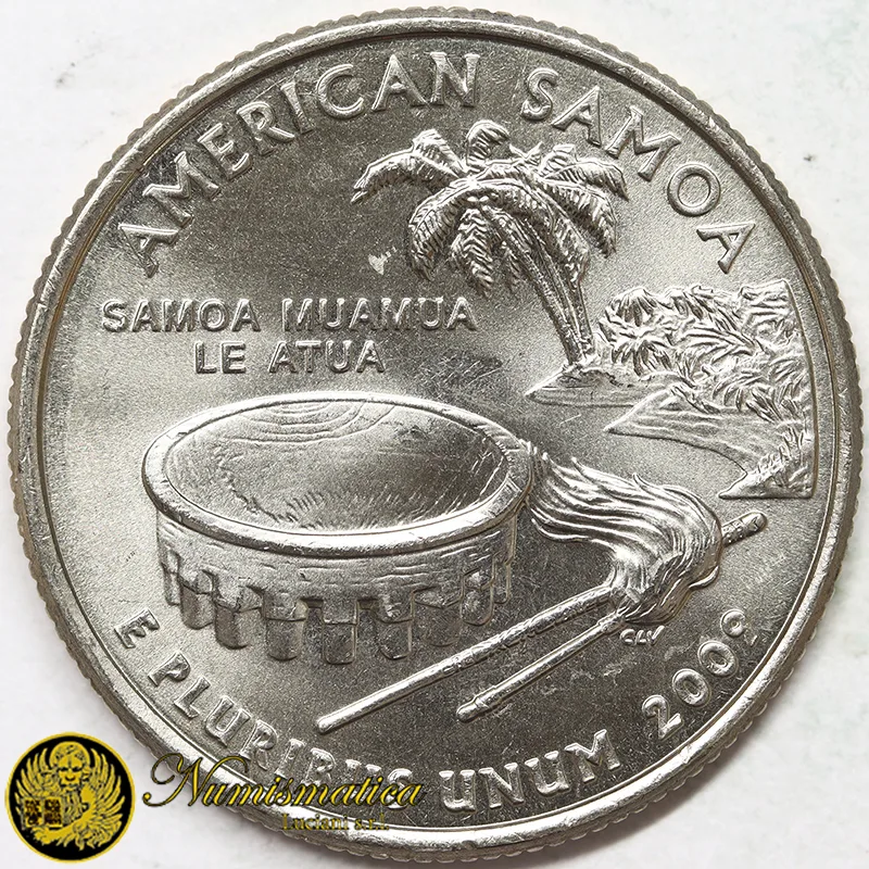 STATI UNITI 1/4 Dollaro 2009 D SAMOA §707