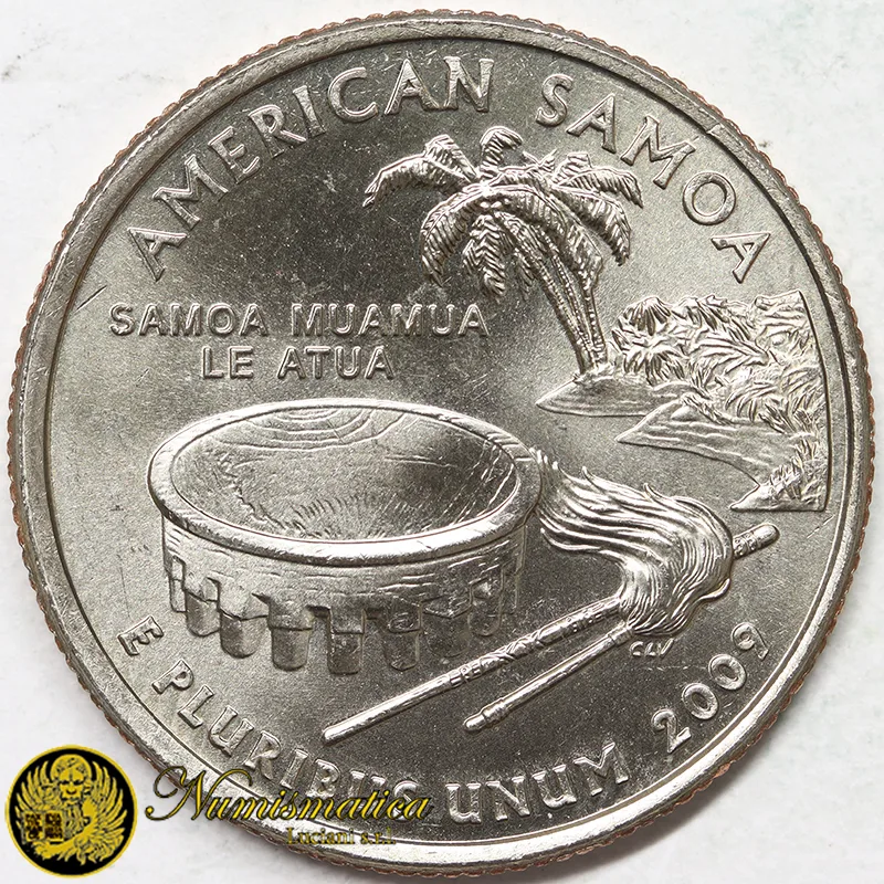 STATI UNITI 1/4 Dollaro 2009 P SAMOA §708
