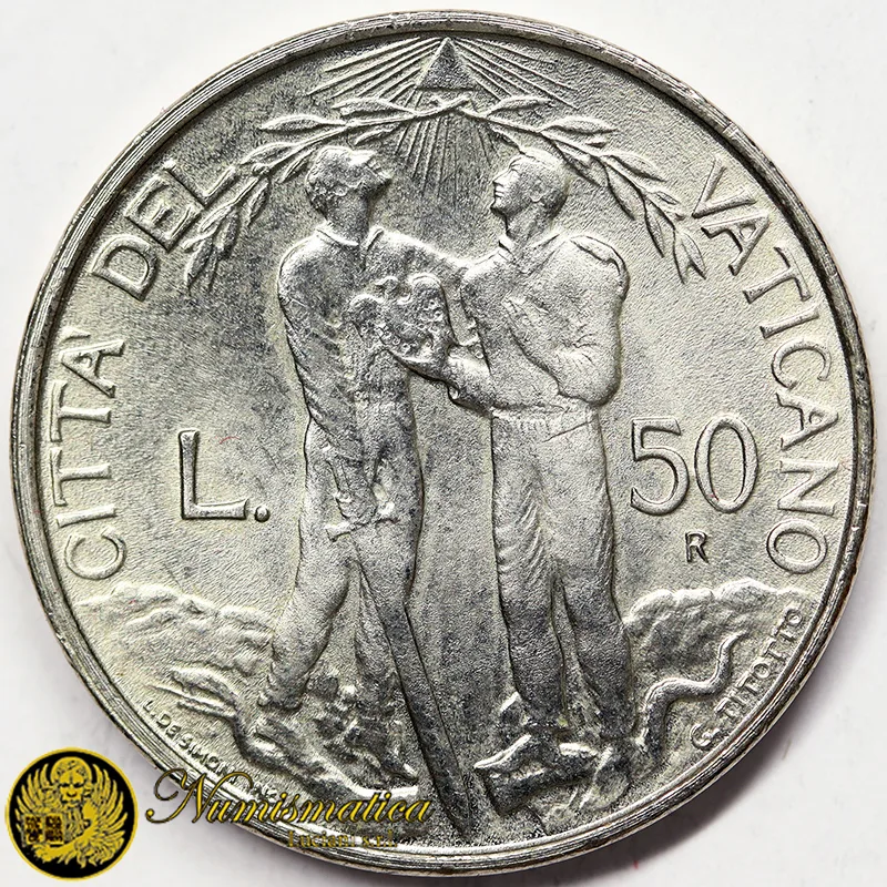 VATICANO 50 LIRE 1997 PAPA GIOVANNI PAOLO II Fdc Unc §555