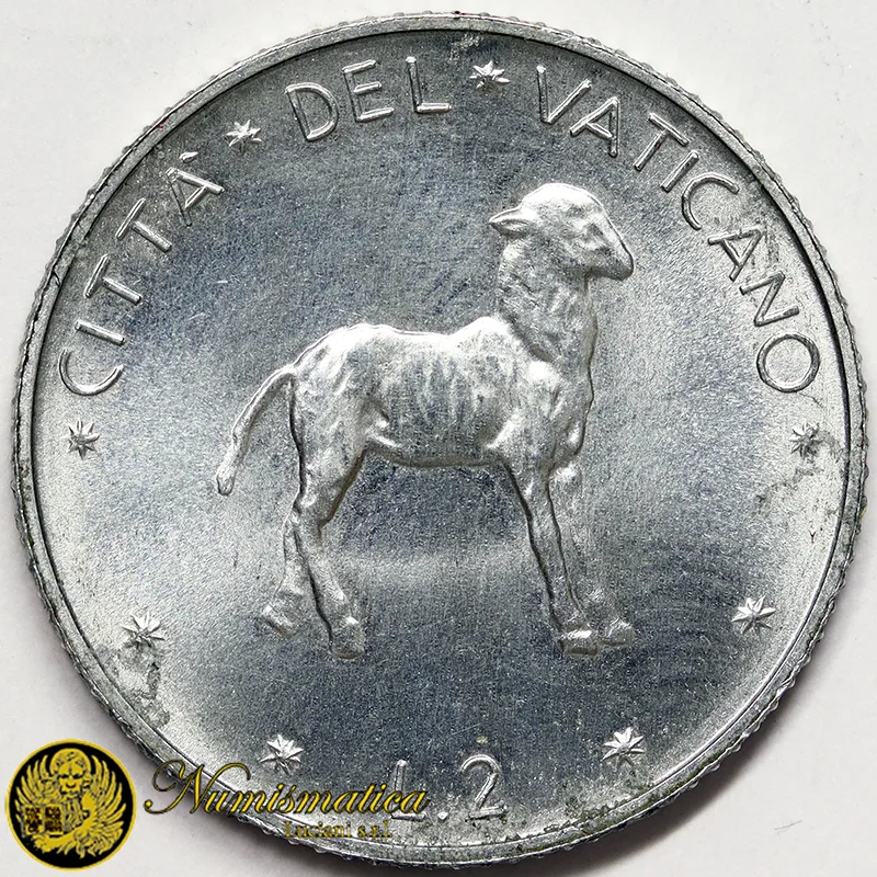 VATICANO 2 LIRE 1974 PAOLO VI Fdc §594