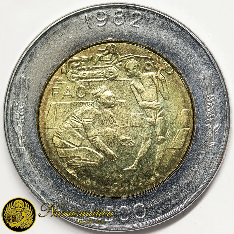 SAN MARINO 500 Lire 1982 FAO Fdc Unc §725