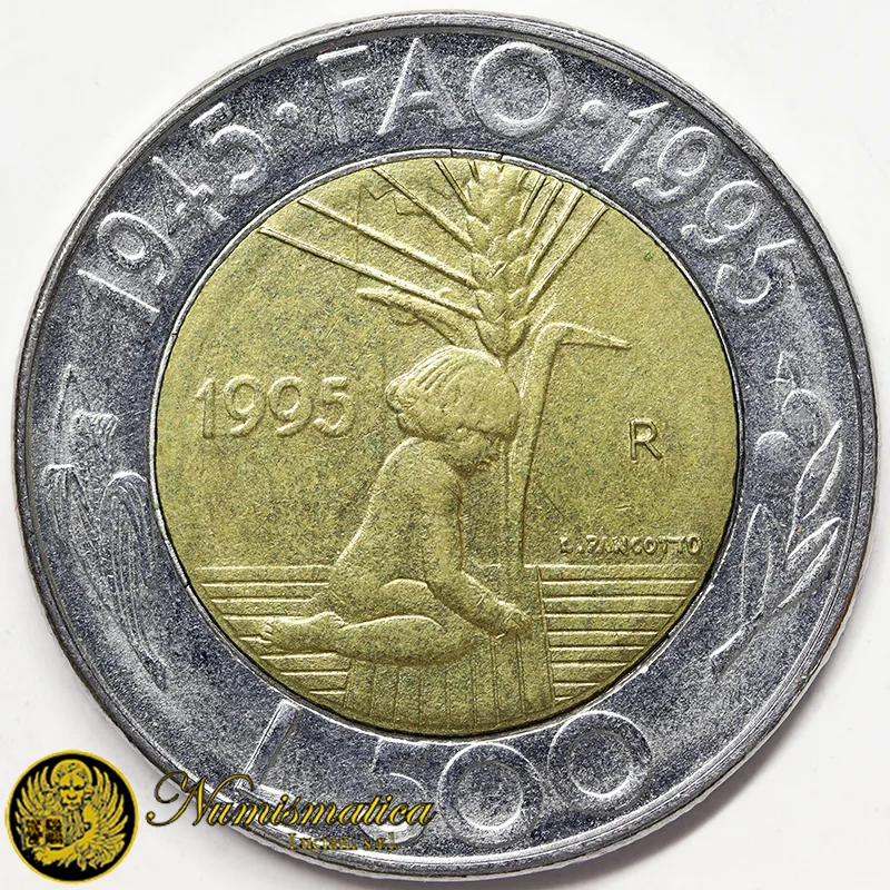 SAN MARINO 500 Lire 1995 FAO Fdc Unc §771