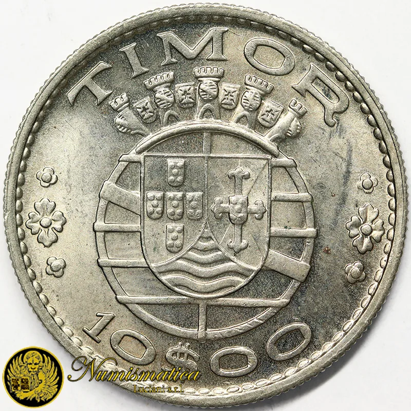 TIMOR 10 Escudos 1970 §892