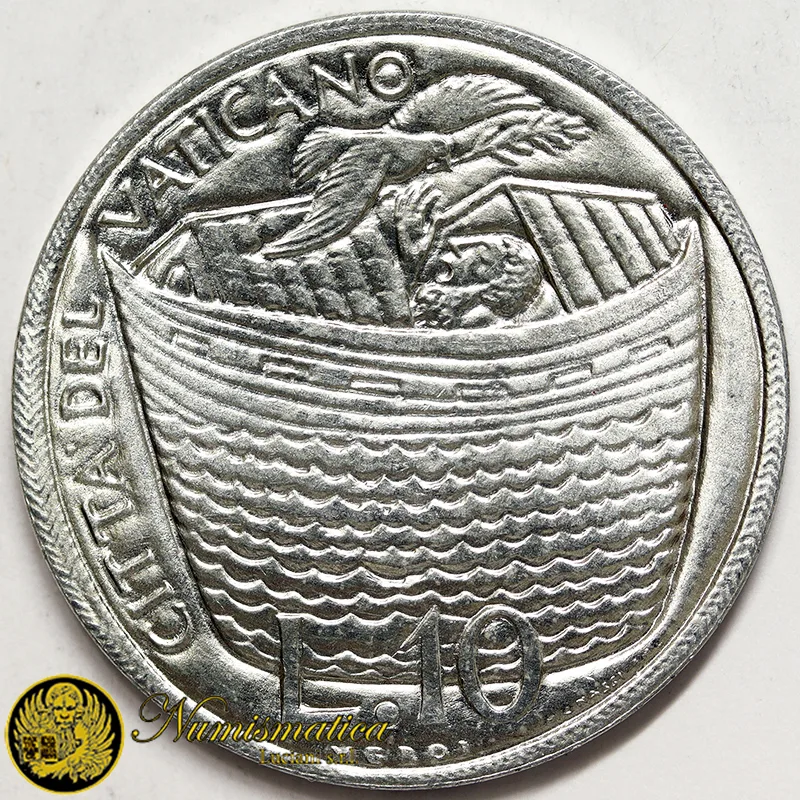 VATICANO 10 LIRE 1975 ANNO SANTO GIUBILEO Paolo VI Fdc Unc §181