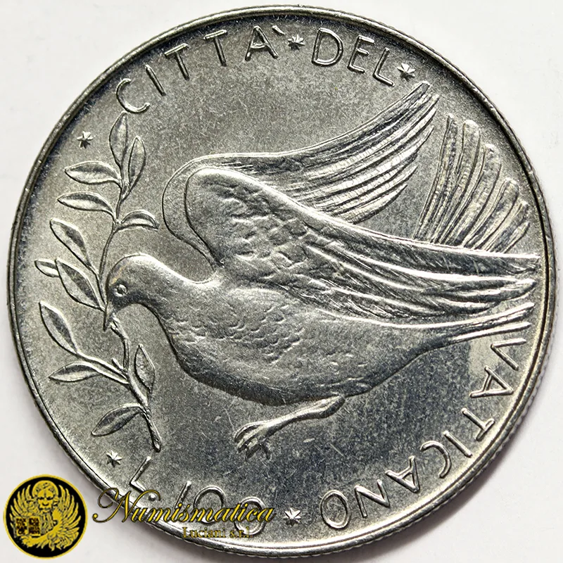 VATICANO 100 LIRE 1970 PAOLO VI Fdc §187