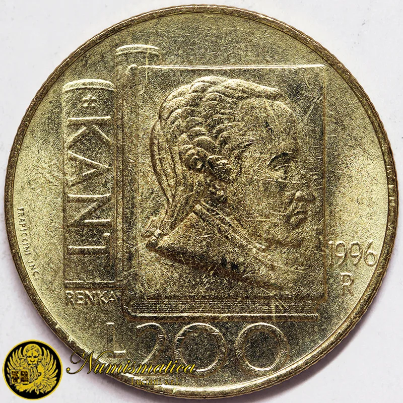 SAN MARINO 200 Lire 1996 Immanuel Kant §848