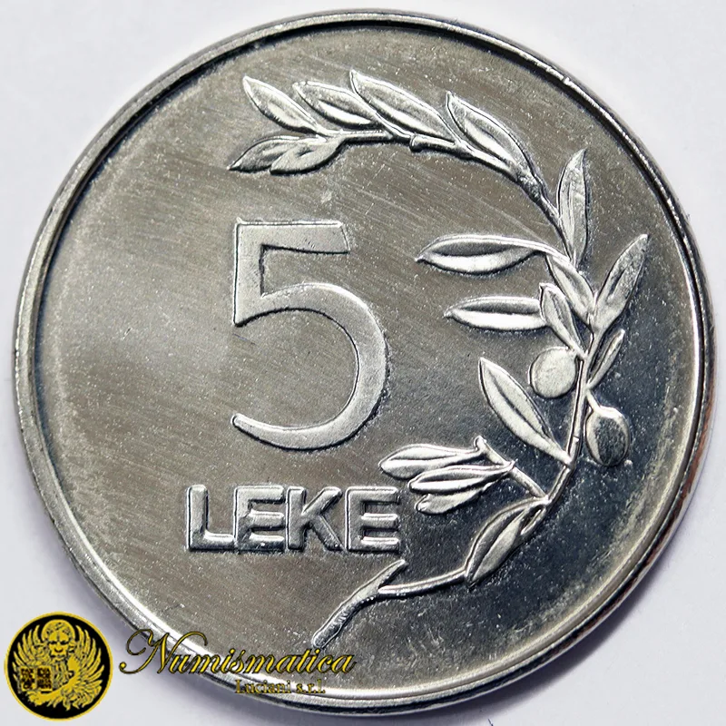 ALBANIA 5 LEKE 1995 Fdc §661
