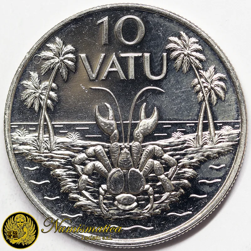VANUATU 10 VATU 2009 Granchio Fdc §738