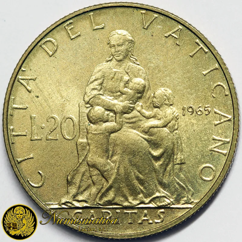 VATICANO 20 LIRE 1965 PAOLO VI An. III Fdc §817