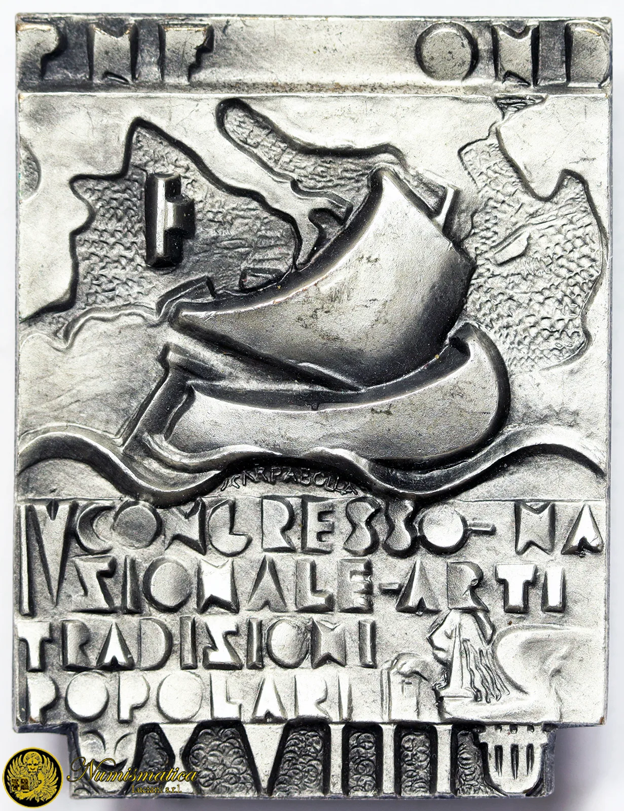 Distintivo PNF PND IV Congresso nazionale arti tradizioni popolari 1940 Anno XVIII Ventennio – Lorioli #MDS1