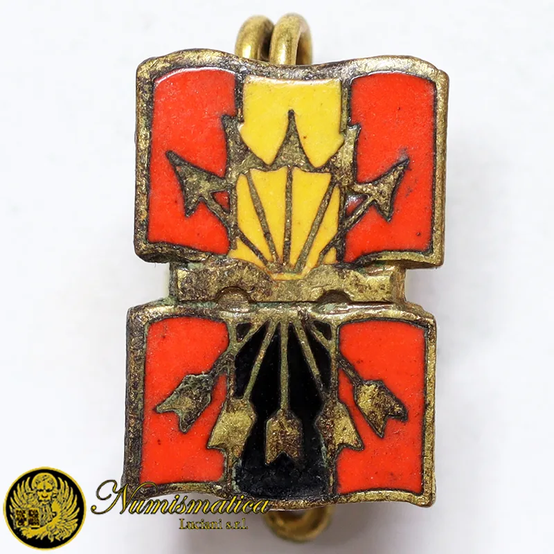 Distintivo smaltato delle “Flechas Negras” (Frecce Nere) Guerra Civile Spagnola #MDS5