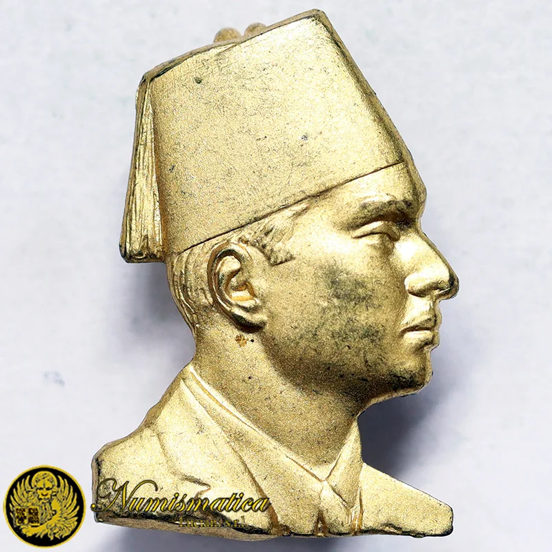 Spilla con il busto di Re Fuad I che governò l’Egitto dal 1917 al 1936 #MDS7