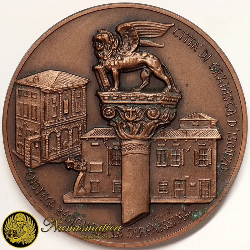 Città di Gradisca D’Isonzo  Enoteca Regionale “La Serenissima” 1988 Francesco Tron Ae Ø 69 mm ZZ35
