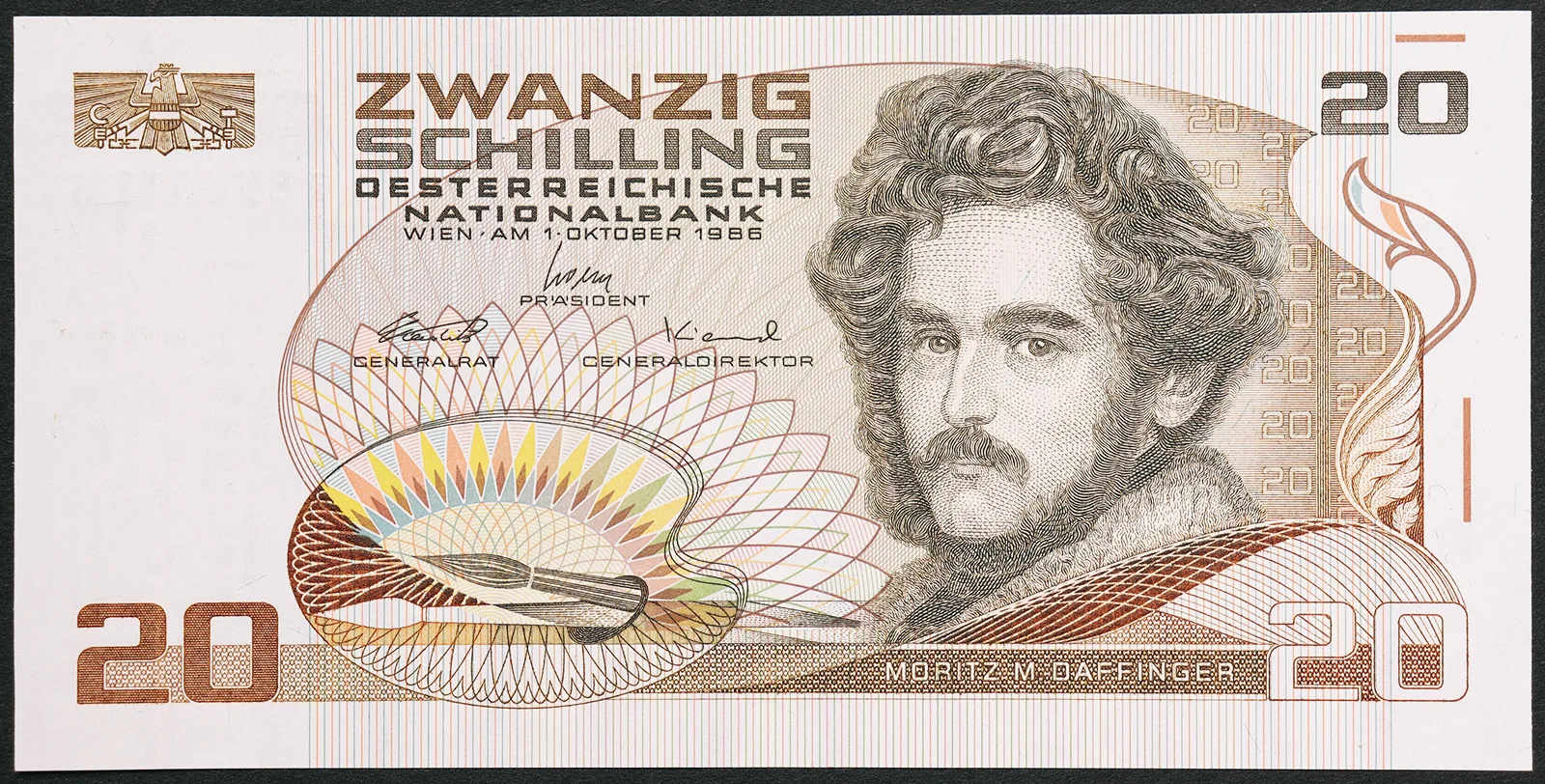 AUSTRIA 20 Schillings 1986 FDS Pick#148 #B1305