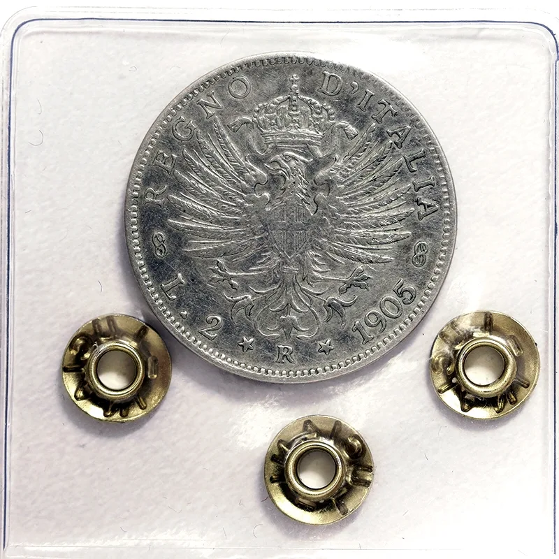 REGNO D’ITALIA 2 Lire 1905 Aquila Sabauda Vittorio Emanuele III 1900-43 Ag.835 10 g BB #P571