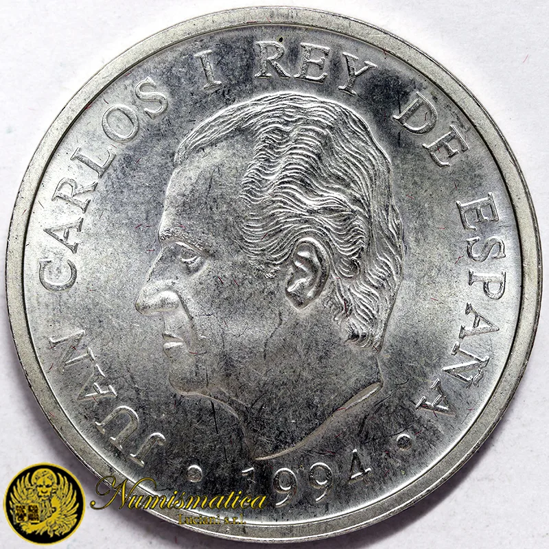 SPAGNA 2000 Pesetas 1994 FISM a Madrid Juan Carlos I 1975-2014 Ag.925 18 g #1179