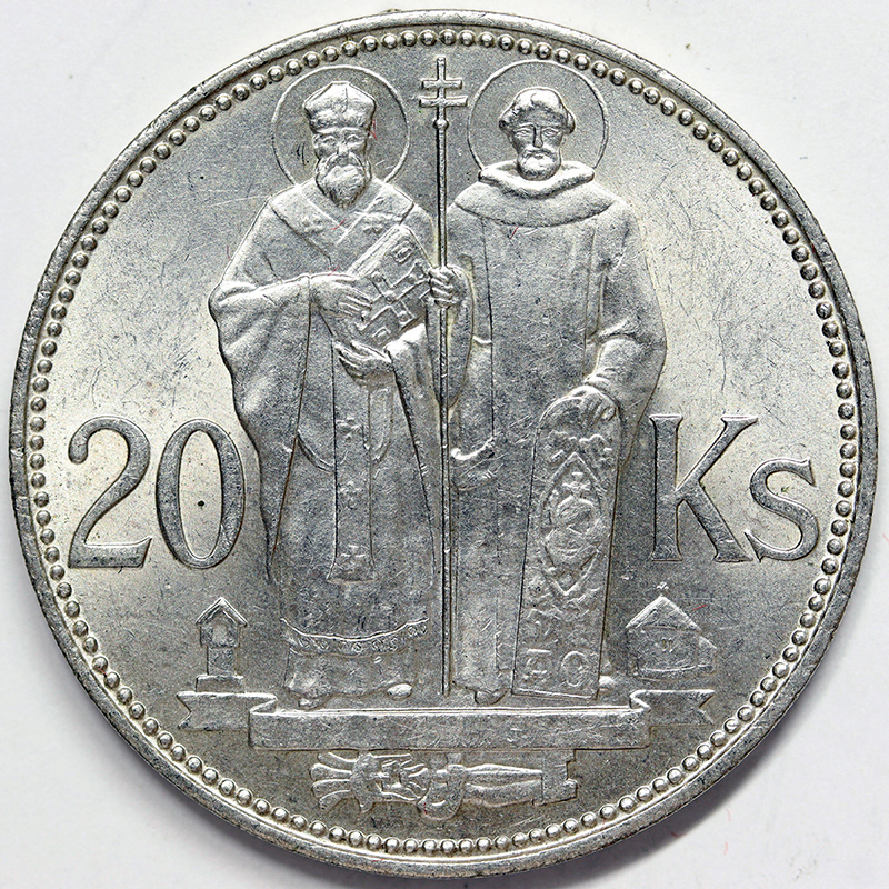 SLOVACCHIA 20 Korun 1941 Fdc Argento 500‰ 15 gr. #2079